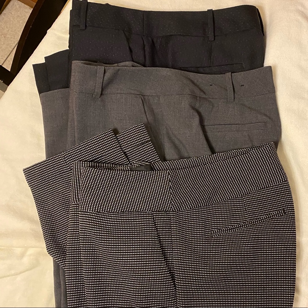 Worthington Cropped Dress Pants. 3 pairs! Size 10.